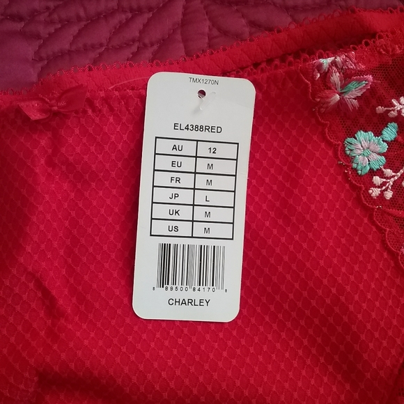 Elomi Women's Charley Bra: Floral Embroidery, Low Plunge, DD+ Bras Sujetador, Transparente, Jet, 100G Para Mujer